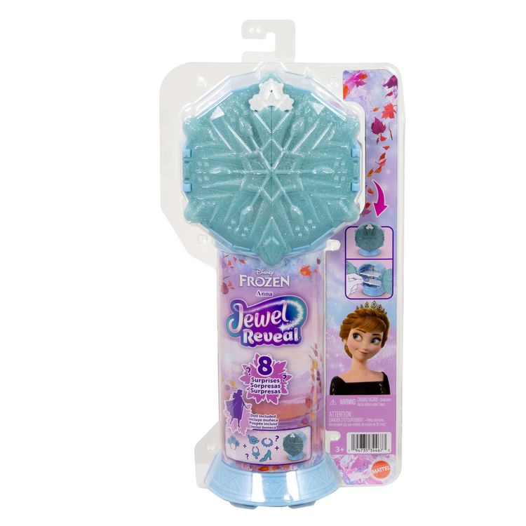 Produktbild: Disney Die Eisk&ouml;nigin Juwel Reveal Anna Puppe