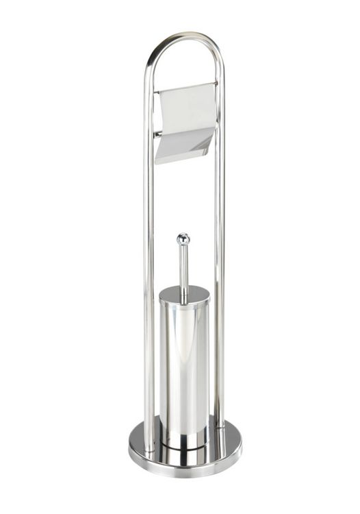 Produktbild: Exclusiv Stand WC-Garnitur Mod. Vasto Edelstahl, rostfrei