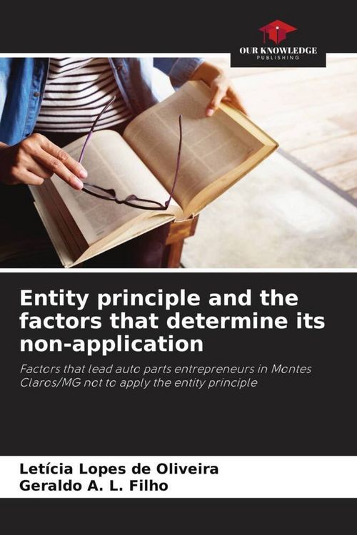 Produktbild: Entity principle and the factors that determine its non-application