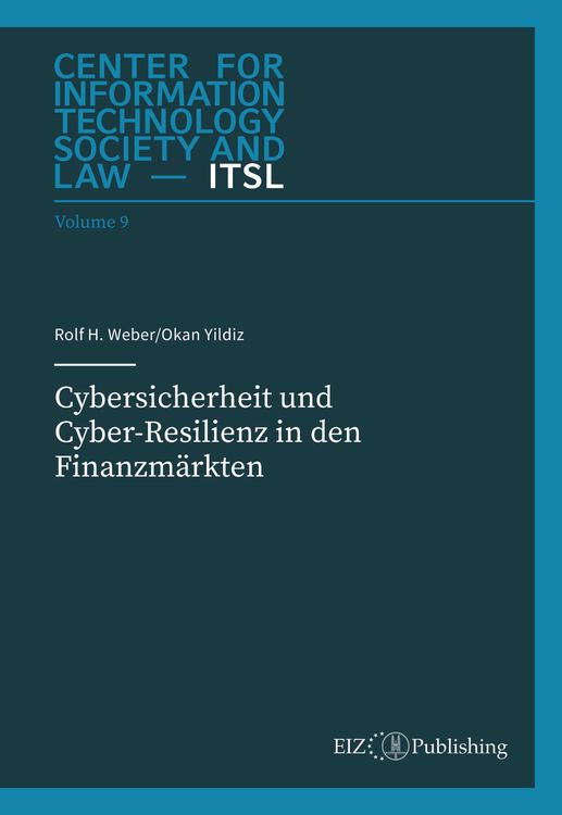 Produktbild: Cybersicherheit und Cyber-Resilienz in den Finanzm&auml;rkten