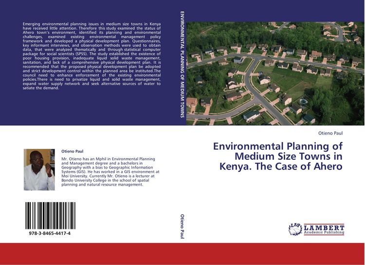 Produktbild: Environmental Planning of Medium Size Towns in Kenya. The Case of Ahero