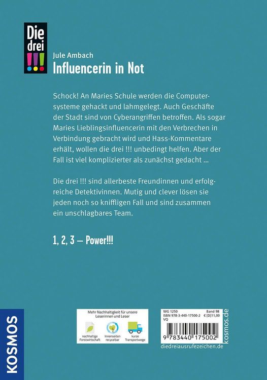 Produktbild: Die drei !!!, 98, Influencerin in Not