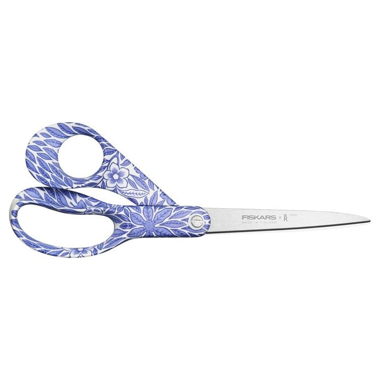 Produktbild: Fiskars Universalschere X R&ouml;rstrand Schere 21 cm Ostindia Floris blau