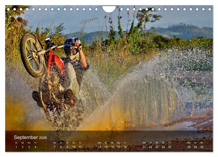 Produktbild: Motocross - Adrenalin pur (Wandkalender 2026 DIN A4 quer), CALVENDO Monatskalender