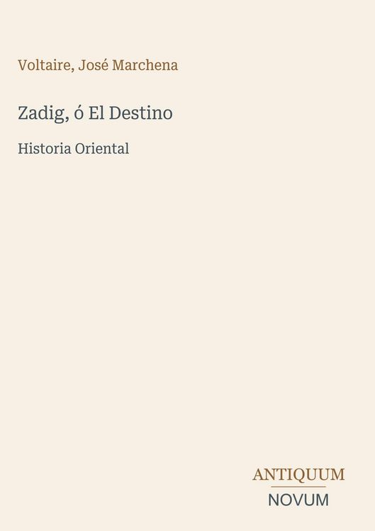 Produktbild: Zadig, &oacute; El Destino