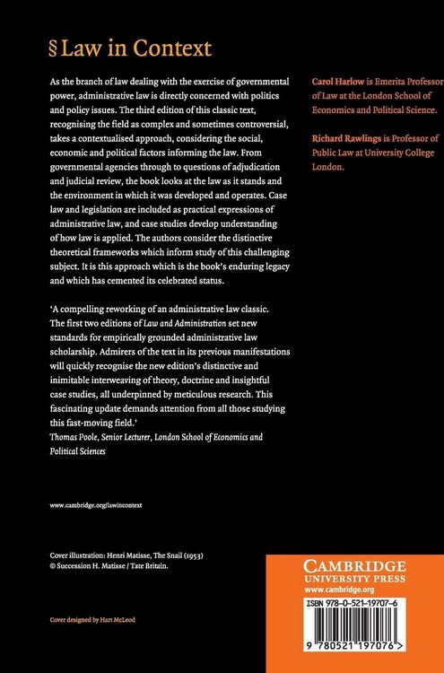 Produktbild: Law and Administration