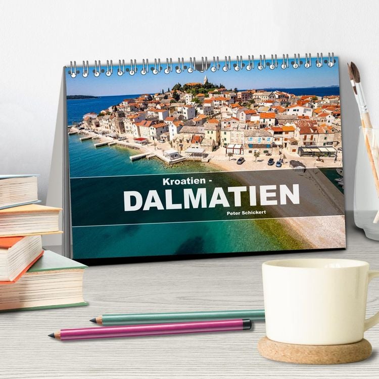 Produktbild: Kroatien - Dalmatien (Tischkalender 2026 DIN A5 quer), CALVENDO Monatskalender