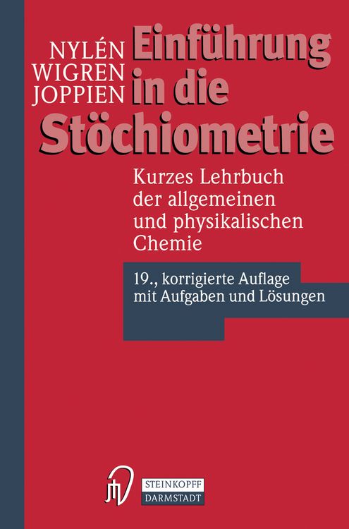 Produktbild: Einf&uuml;hrung in die St&ouml;chiometrie
