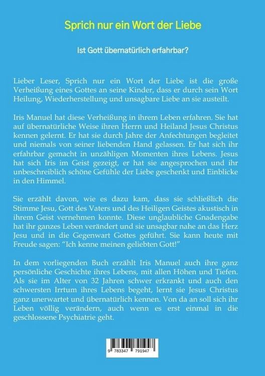 Produktbild: Sprich nur ein Wort der Liebe