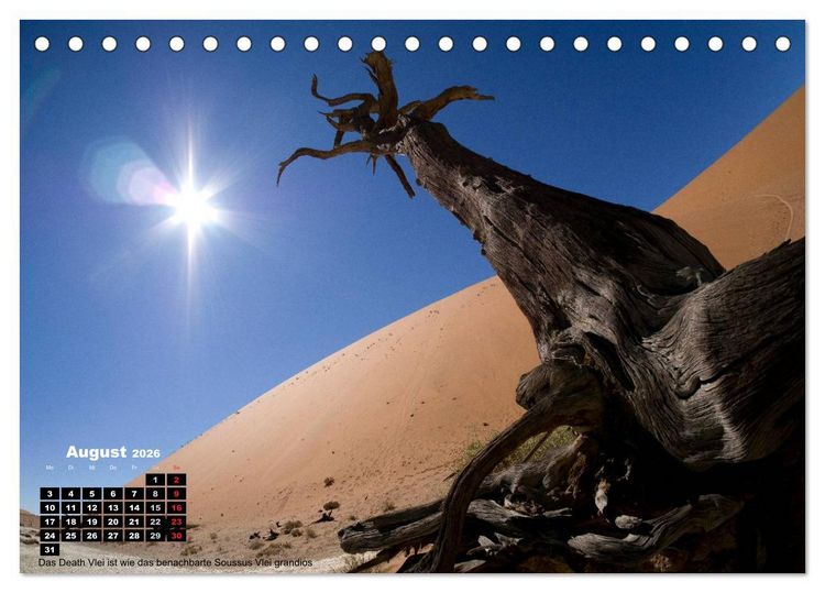 Produktbild: Namibia mal anders (Tischkalender 2026 DIN A5 quer), CALVENDO Monatskalender