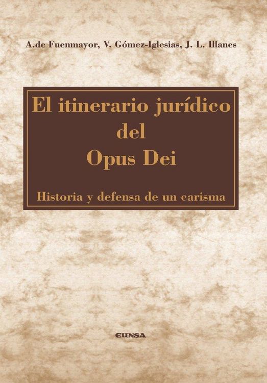 Produktbild: El itinerario jur&iacute;dico del Opus Dei