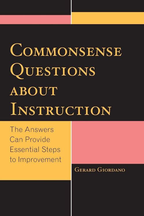 Produktbild: Commonsense Questions about Instruction