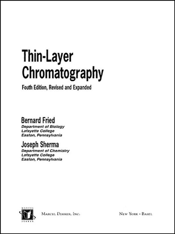 Produktbild: Thin-Layer Chromatography, Revised And Expanded