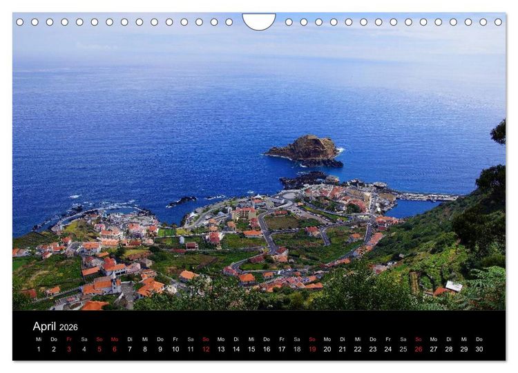 Produktbild: Madeira die Perle des Atlantiks (Wandkalender 2026 DIN A4 quer), CALVENDO Monatskalender