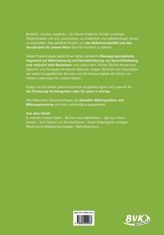 Produktbild: Kita aktiv Projektmappe Unser Garten