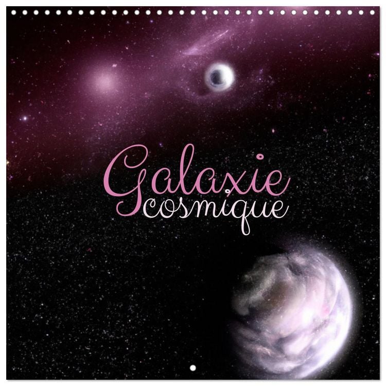 Produktbild: Galaxie cosmique (Calendrier mural carr&eacute; 2026 30x30 cm) Calendrier double avec une page pour vos prises de notes