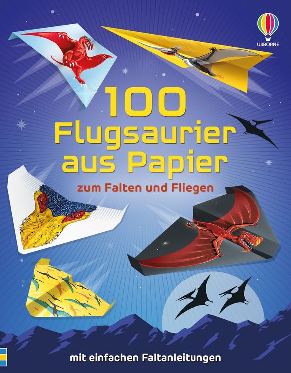 Produktbild: 100 Flugsaurier aus Papier zum Falten und Fliegen
