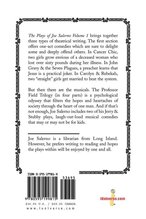 Produktbild: The Plays of Joe Salerno