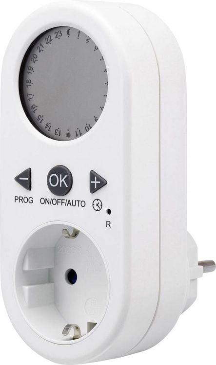 Produktbild: Renkforce EMT2500ET Steckdosen-Zeitschaltuhr digital Tagesprogramm 1800W