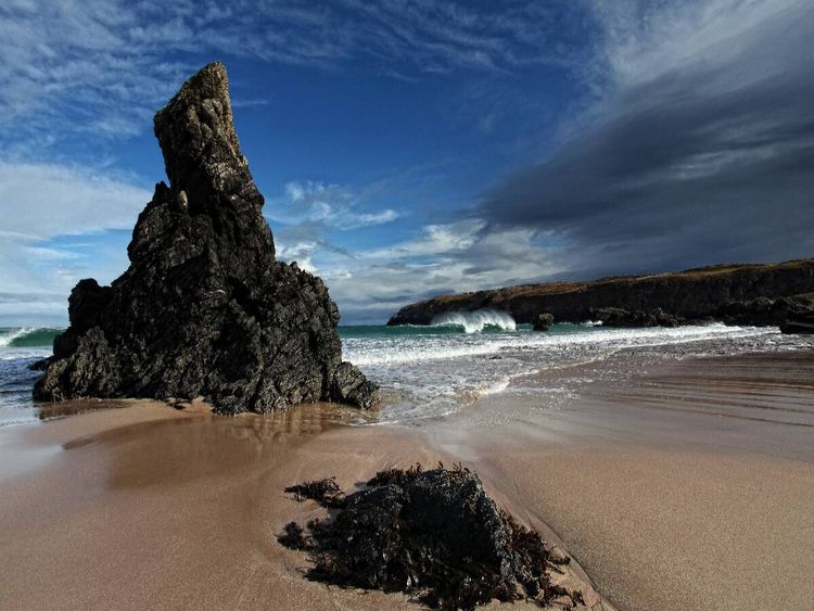 Produktbild: CALVENDO Puzzle Sango Beach, Durness, Sutherland, Caithness | 1000 Teile Lege-Gr&ouml;&szlig;e 64x48cm Foto-Puzzle f&uuml;r gl&uuml;ckliche Stunden