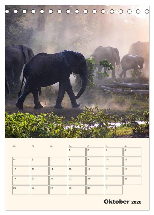 Produktbild: Kenia &ndash; Terminplaner (Tischkalender 2026 DIN A5 hoch), CALVENDO Monatskalender
