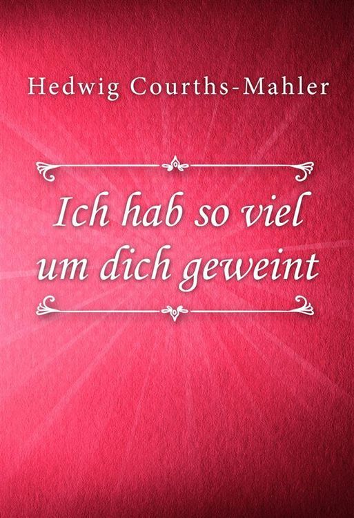 Produktbild: Ich hab so viel um dich geweint