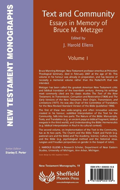 Produktbild: Text and Community, Vol. 1