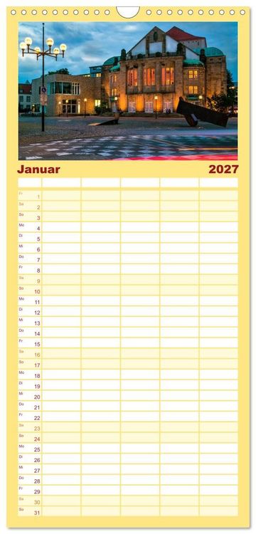Produktbild: Familienplaner 2027 - Osnabr&uuml;ck...meine Stadt mit 5 Spalten (Wandkalender, 21 x 45 cm) CALVENDO