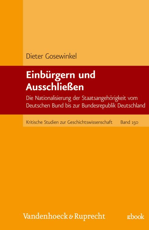 Produktbild: Einb&uuml;rgern und Ausschlie&szlig;en