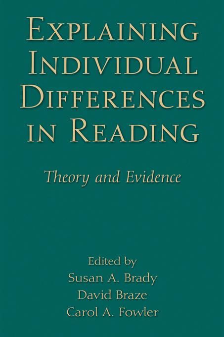 Produktbild: Explaining Individual Differences in Reading