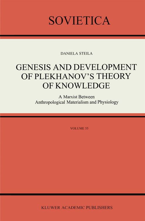 Produktbild: Genesis and Development of Plekhanov&rsquo;s Theory of Knowledge