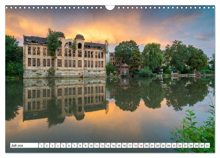 Produktbild: Halle-Saale - Meine Stadt im Spiegel (Wandkalender 2026 DIN A3 quer), CALVENDO Monatskalender