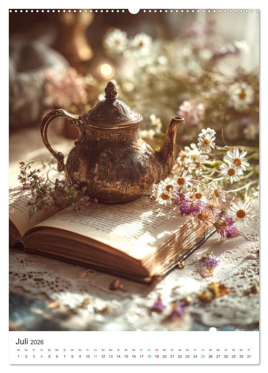 Produktbild: A Cup of Time (Wandkalender 2026 DIN A2 hoch), CALVENDO Monatskalender