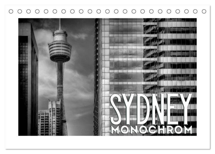Produktbild: SYDNEY Monochrom (Tischkalender 2026 DIN A5 quer), CALVENDO Monatskalender