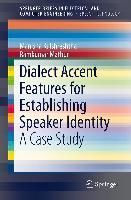 Produktbild: Dialect Accent Features for Establishing Speaker Identity
