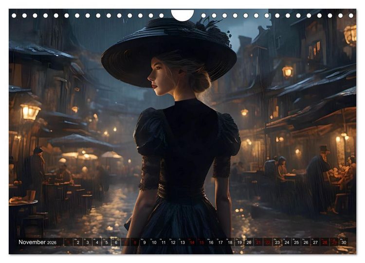 Produktbild: Elegante Momente - Frauen in harmonischer Umgebung (Wandkalender 2026 DIN A4 quer), CALVENDO Monatskalender