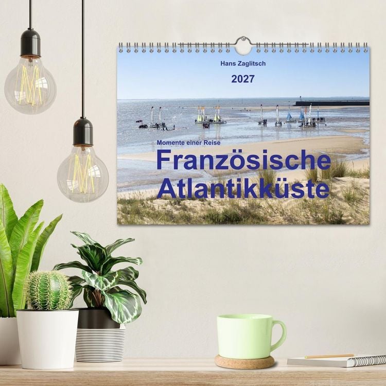 Produktbild: Momente einer Reise - Franz&ouml;sische Atlantikk&uuml;ste (Wandkalender 2027 DIN A4 quer), CALVENDO Monatskalender