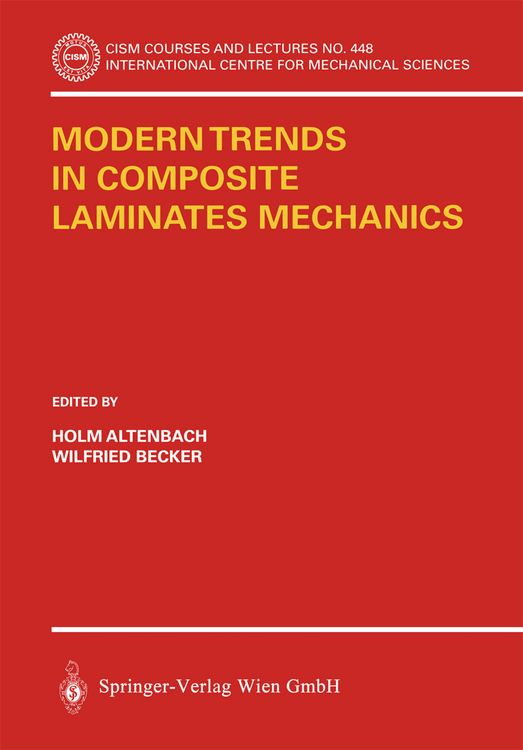 Produktbild: Modern Trends in Composite Laminates Mechanics