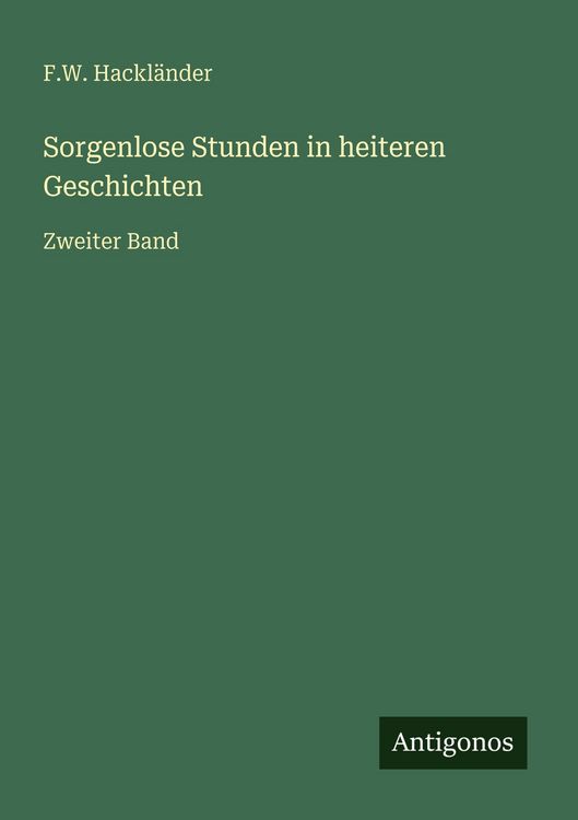 Produktbild: Sorgenlose Stunden in heiteren Geschichten