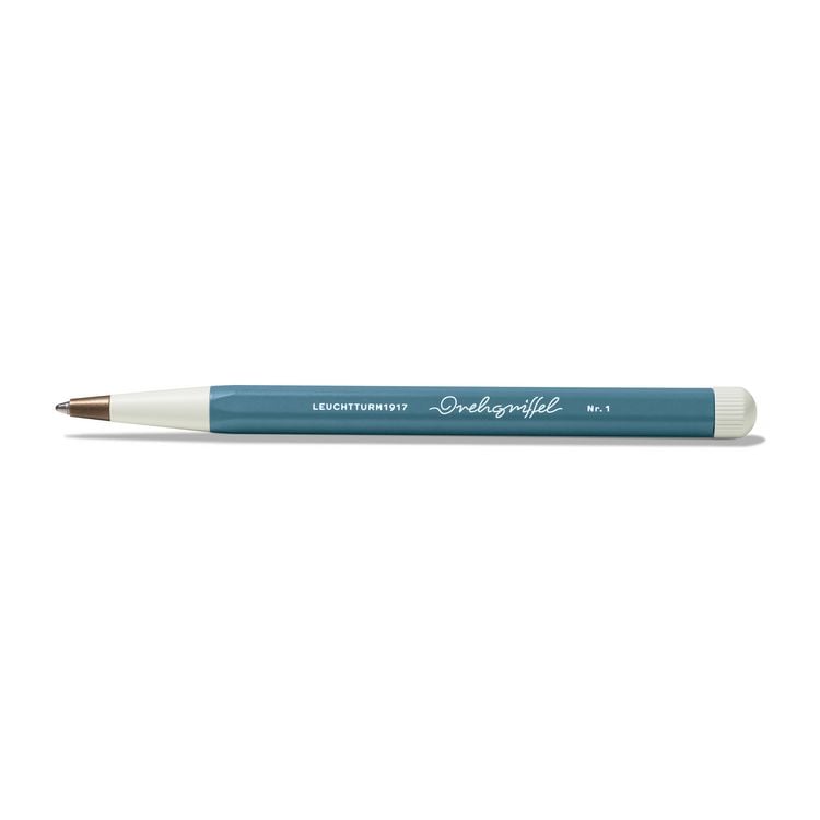 Produktbild: LEUCHTTURM1917 Drehgriffel Nr. 1, Stone Blue - Kugelschreiber mit blauer Mine