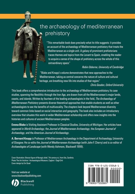 Produktbild: Archaeology Mediterranean Prehistory