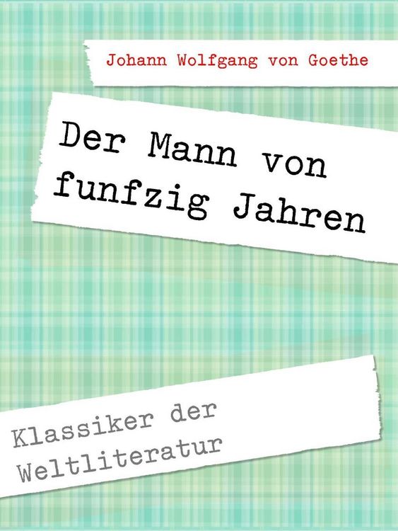 Produktbild: Der Mann von funfzig Jahren