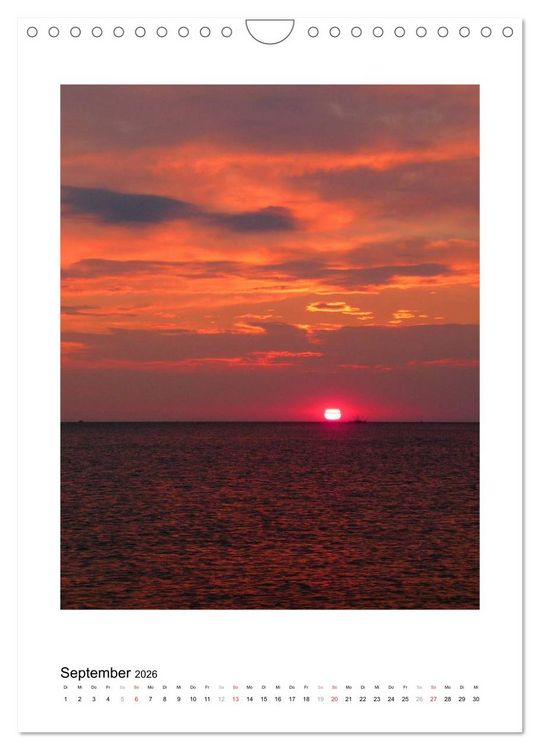 Produktbild: Borkum - Inseltr&auml;ume an der Nordsee (Wandkalender 2026 DIN A4 hoch), CALVENDO Monatskalender