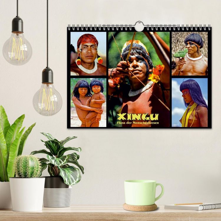 Produktbild: XINGU - Fluss der Menschenwesen (Wandkalender 2026 DIN A4 quer), CALVENDO Monatskalender