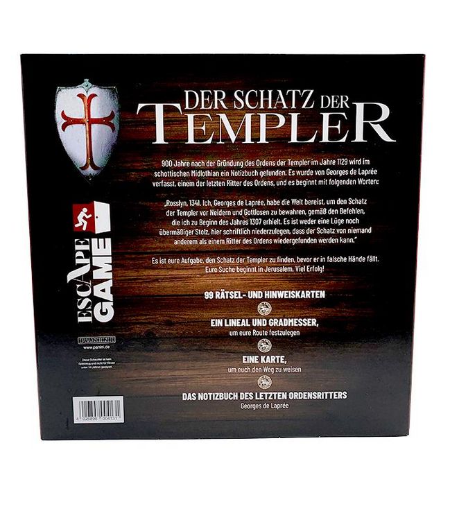 Produktbild: Escape Game: Der Schatz der Templer
