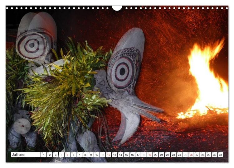 Produktbild: Papua-Neuguinea Geheimnisvolle Inselwelt (Wandkalender 2026 DIN A3 quer), CALVENDO Monatskalender