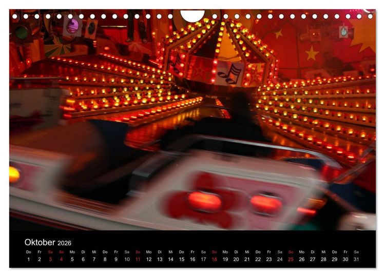 Produktbild: Jahrmarkt 2026 (Wandkalender 2026 DIN A4 quer), CALVENDO Monatskalender
