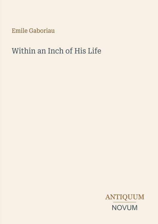 Produktbild: Within an Inch of His Life