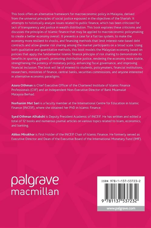 Produktbild: Macroeconomic Policy and Islamic Finance in Malaysia