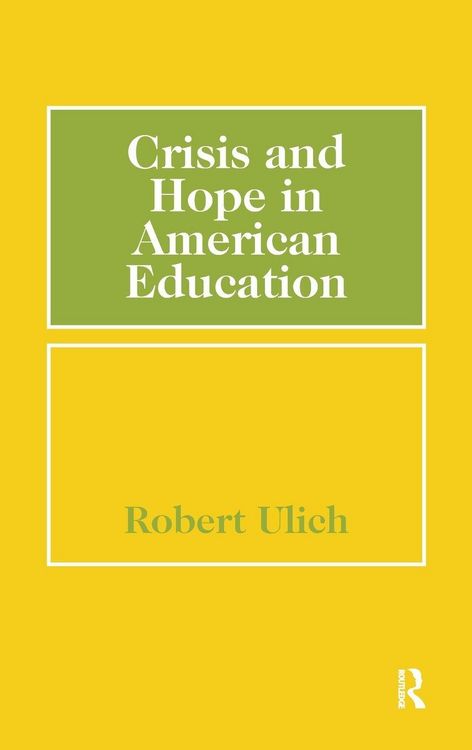 Produktbild: Crisis and Hope in American Education